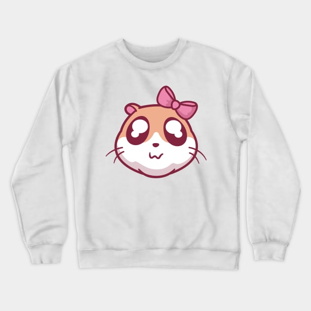 Sad Hamster Crewneck Sweatshirt by zoljo